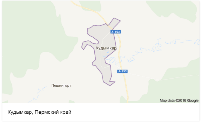 Кудымкар Карта
