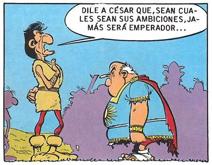 Viñeta de “Astérix en Córcega” de Uderzo y Goscinny.