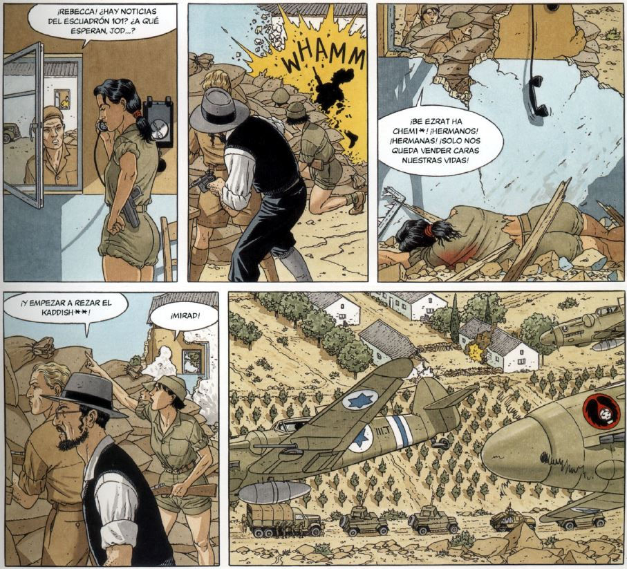 Viñetas del cómic "Mezek" de Yann y Juillard