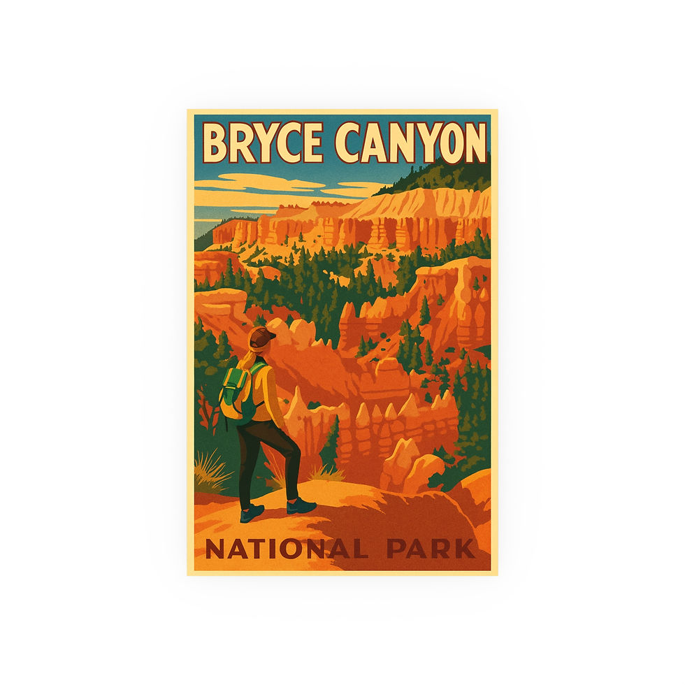 Vintage Bryce Canyon National Park Poster