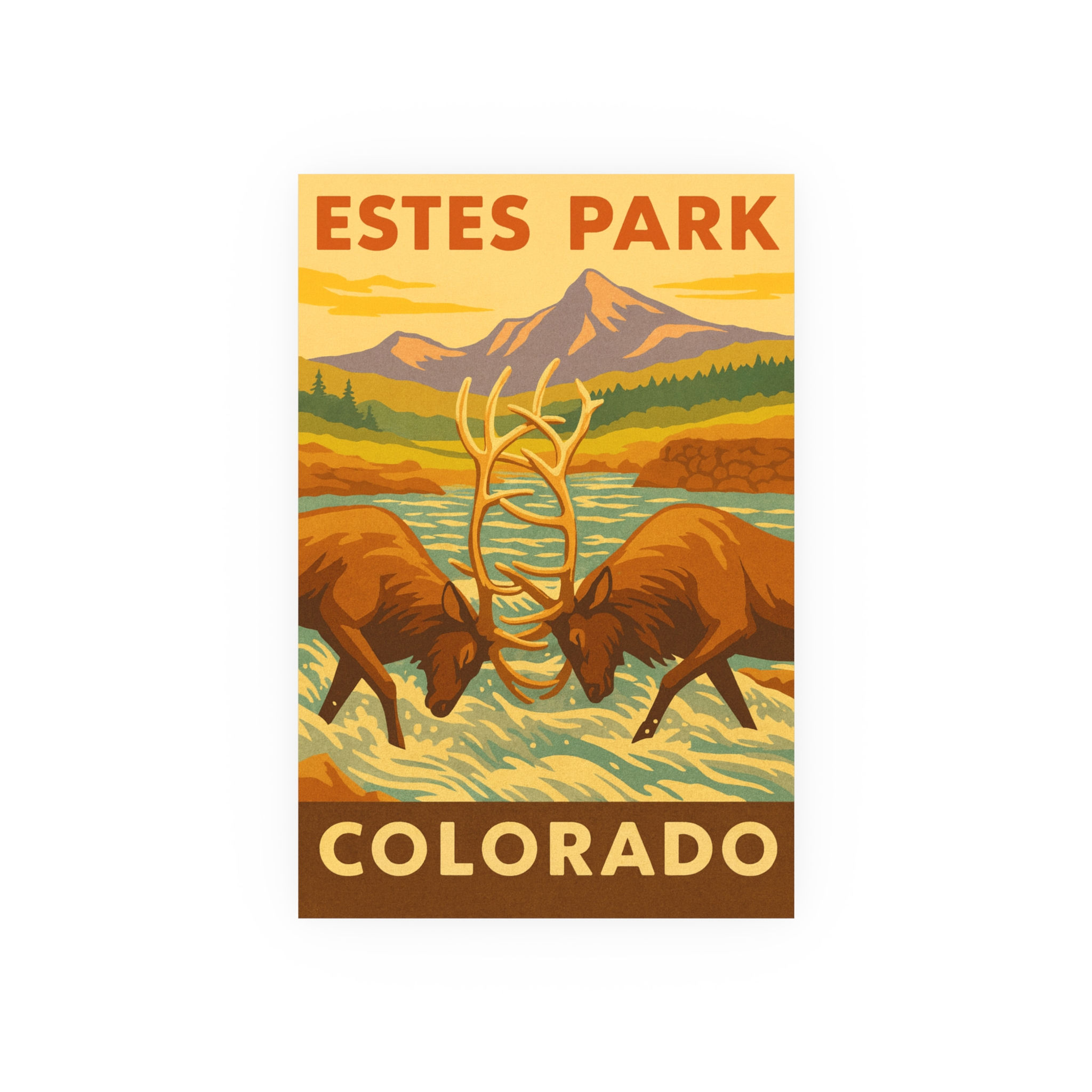 Estes Park Vintage Poster  