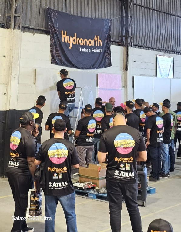 Hydronorth, Atlas e MBPM promovem encontro em Jacaraípe, na cidade de Serra (ES), para fortalecer e valorizar os pintores profissionais