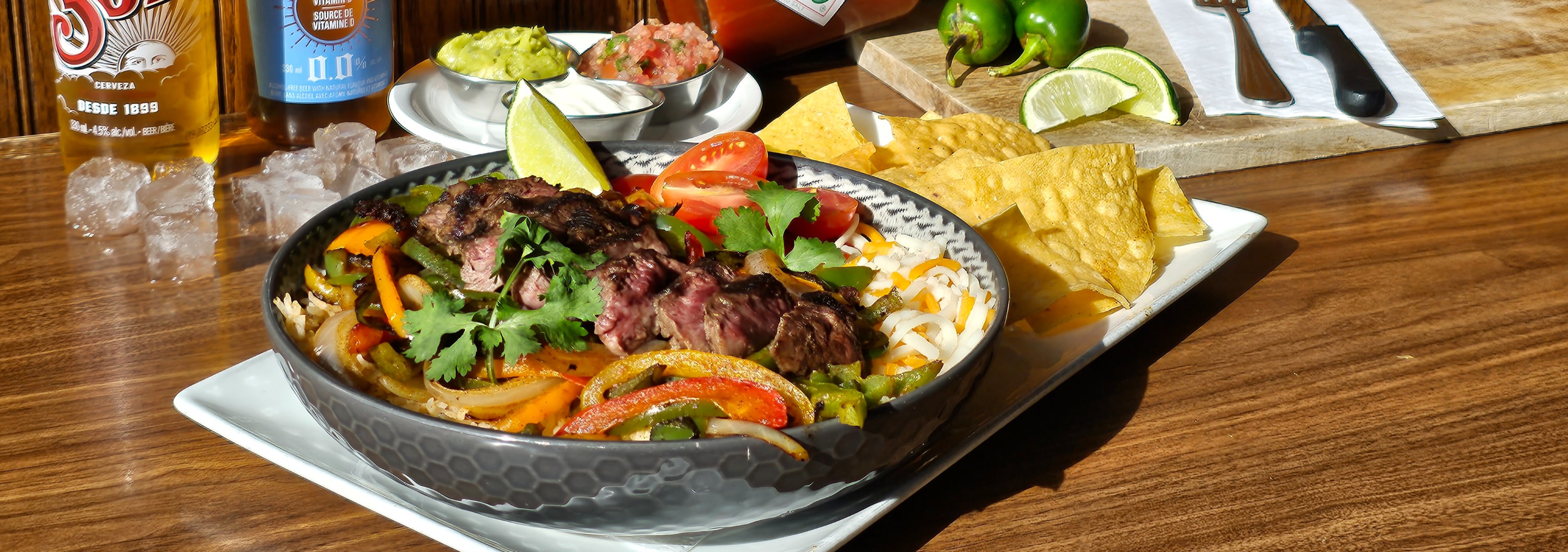 Arranged Food and Objects