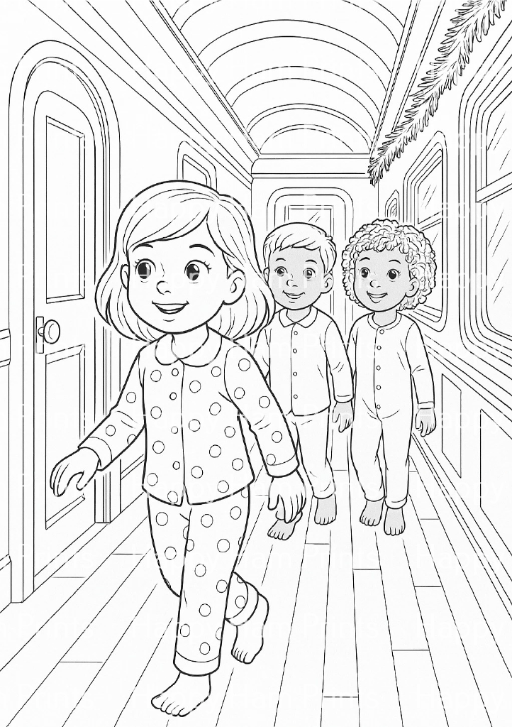 Thumbnail: Christmas Express Book Colouring Book - 18 Pages