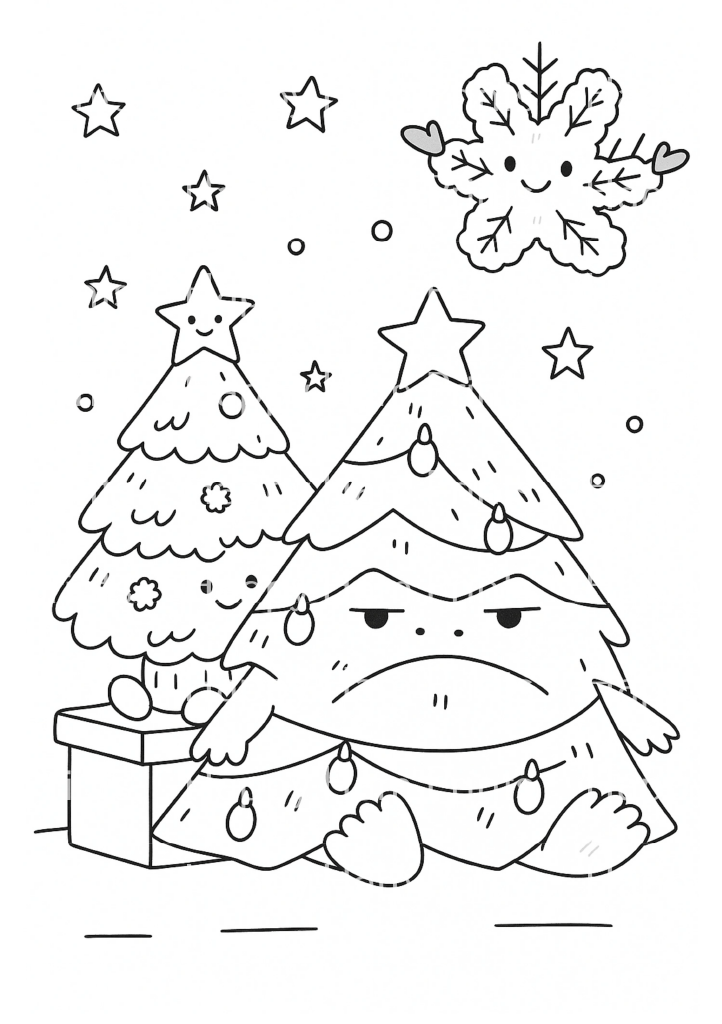 Thumbnail: Jelly Catt Christmas Colouring Book - 20 Pages