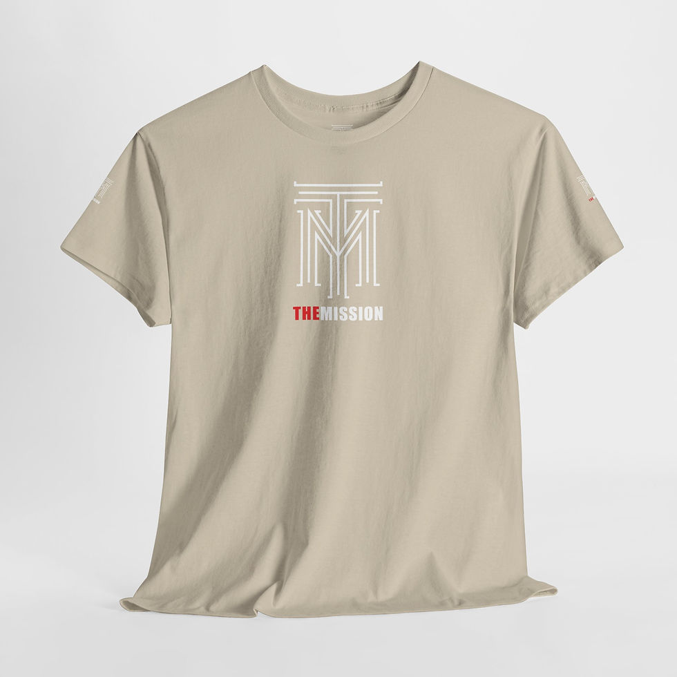 Thumbnail: THE MISSION  White & Red Logo T-Shirt mtssrw