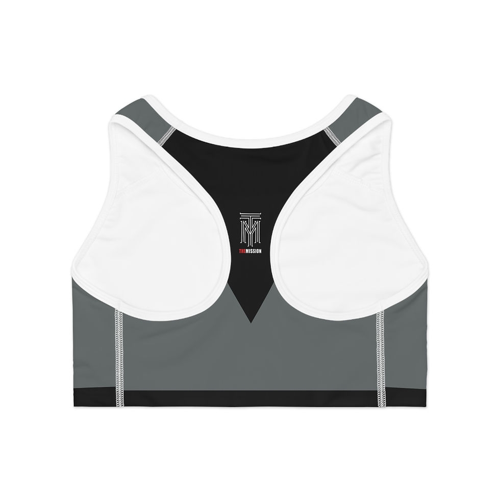 Thumbnail: THE MISSION Sports Bra Red & White sbrw