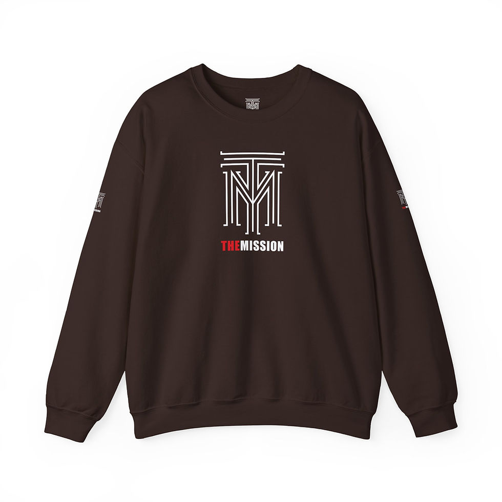 Thumbnail: THE MISSION White & Red Logo Sweatshirt mssswr