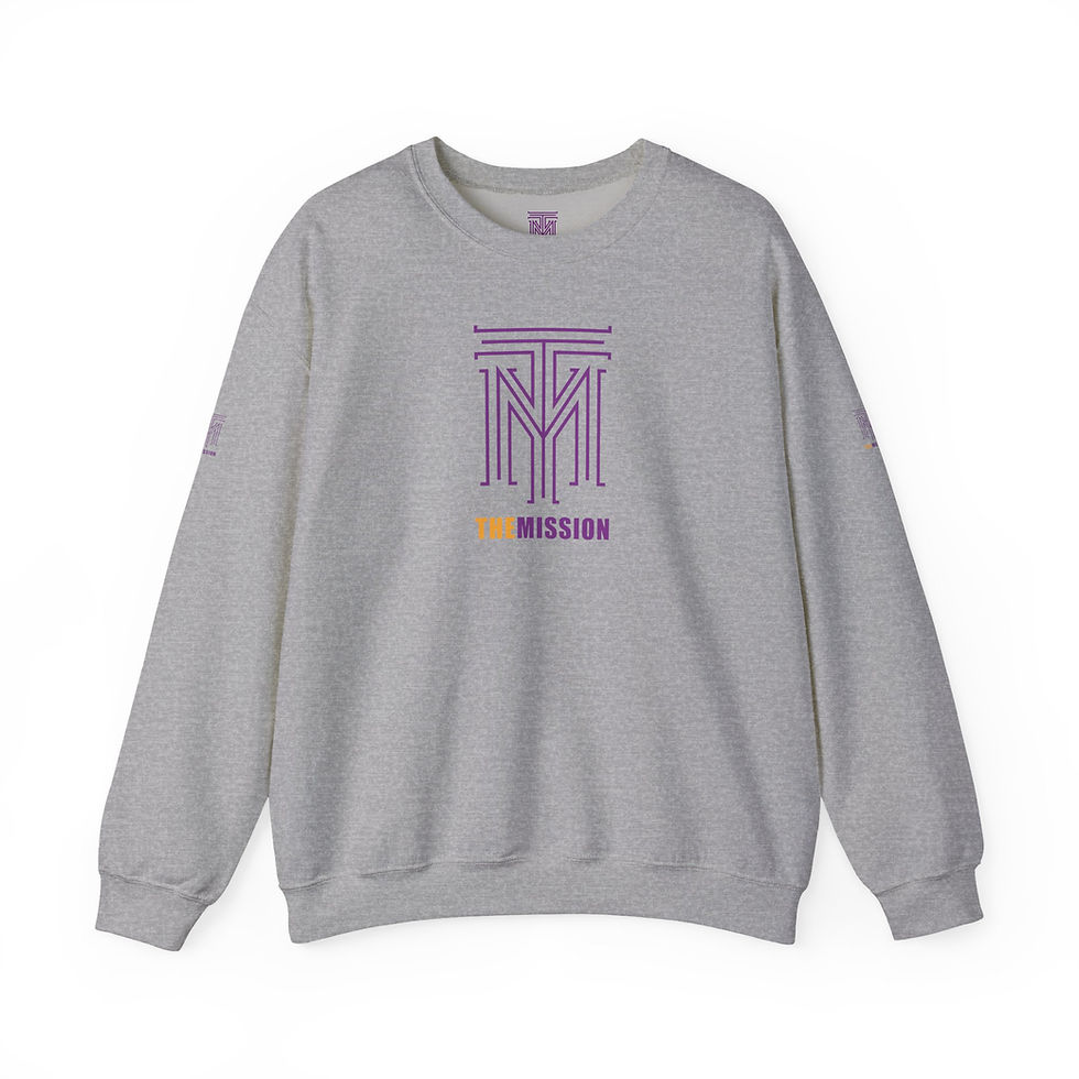 Thumbnail: THE MISSION  Purple & Gold Logo Sweatshirt mssspg