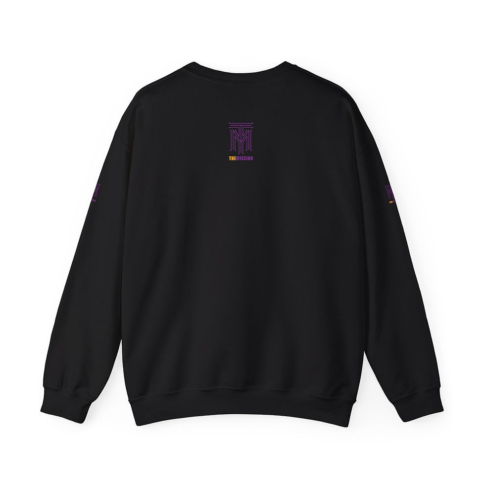 Thumbnail: THE MISSION  Purple & Gold Logo Sweatshirt mssspg