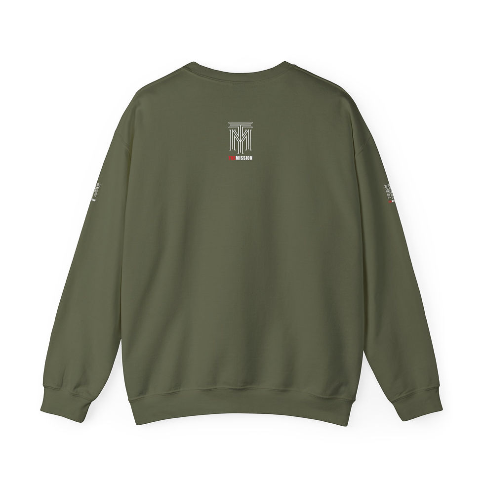 Thumbnail: THE MISSION White & Red Logo Sweatshirt mssswr