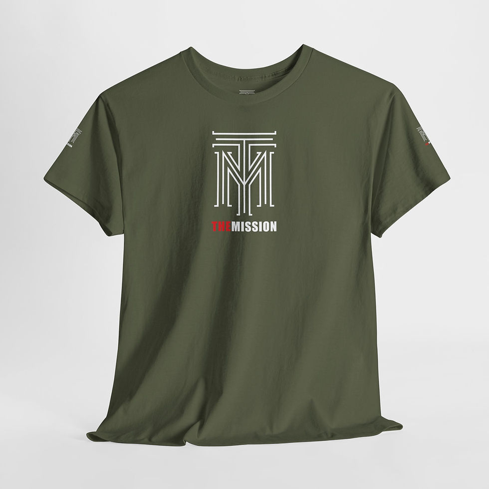 Thumbnail: THE MISSION  White & Red Logo T-Shirt mtssrw