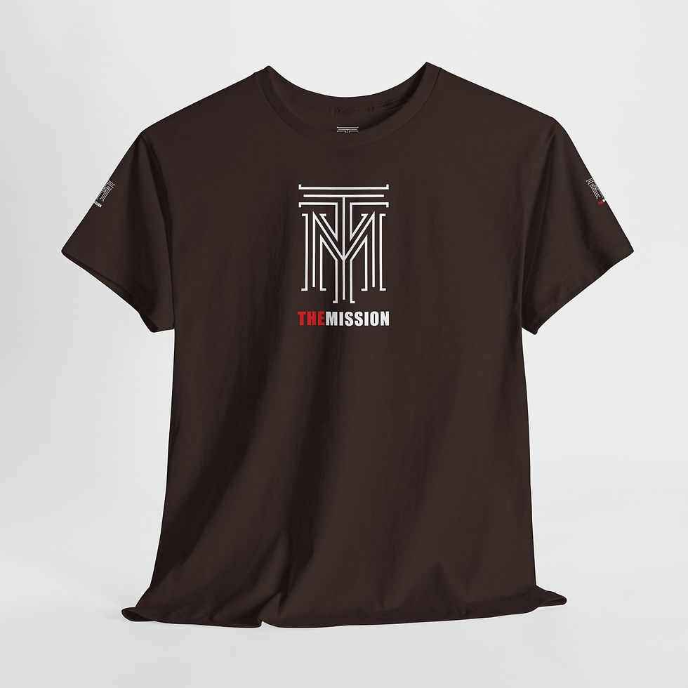 Thumbnail: THE MISSION  White & Red Logo T-Shirt mtssrw