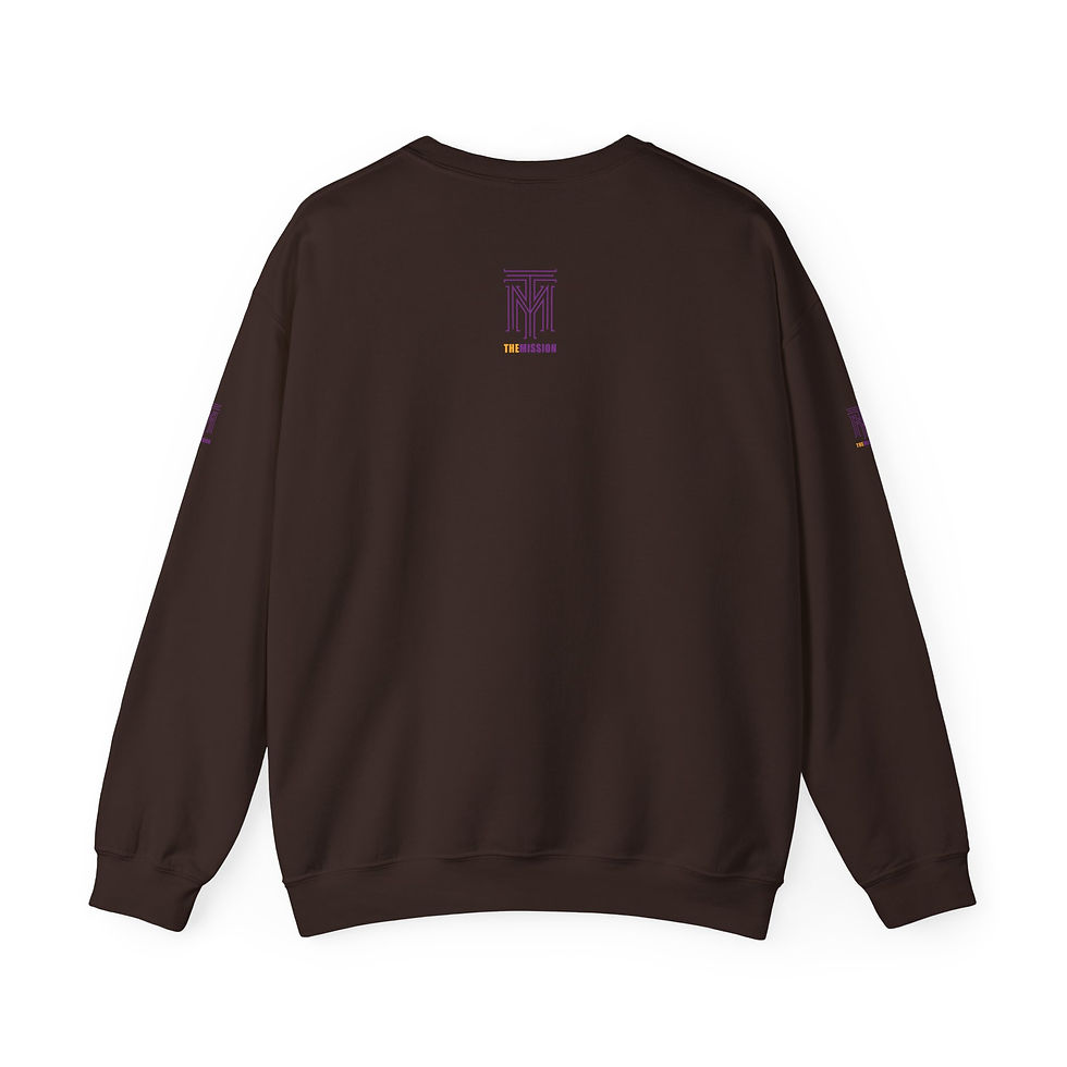Thumbnail: THE MISSION  Purple & Gold Logo Sweatshirt mssspg