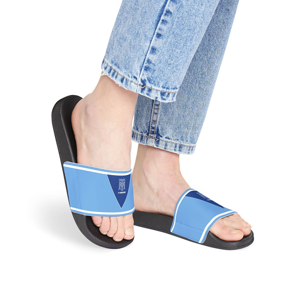 Thumbnail: The Mission Women’s White & Grey Logo Slides lswgy