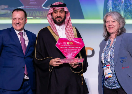 Prince Abdulaziz bin Turki honored at SportAccord Convention in Birmingham