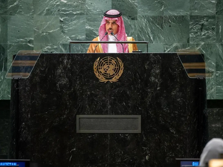 The Foreign Minister delivered a speech at the UN General Assembly