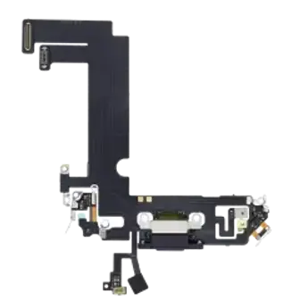 Replacement iPhone 12 mini Charging Port flex assembly used in professional repairs