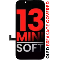 Replacement iPhone 13 Mini OLED Screen display panel used in professional phone repairs