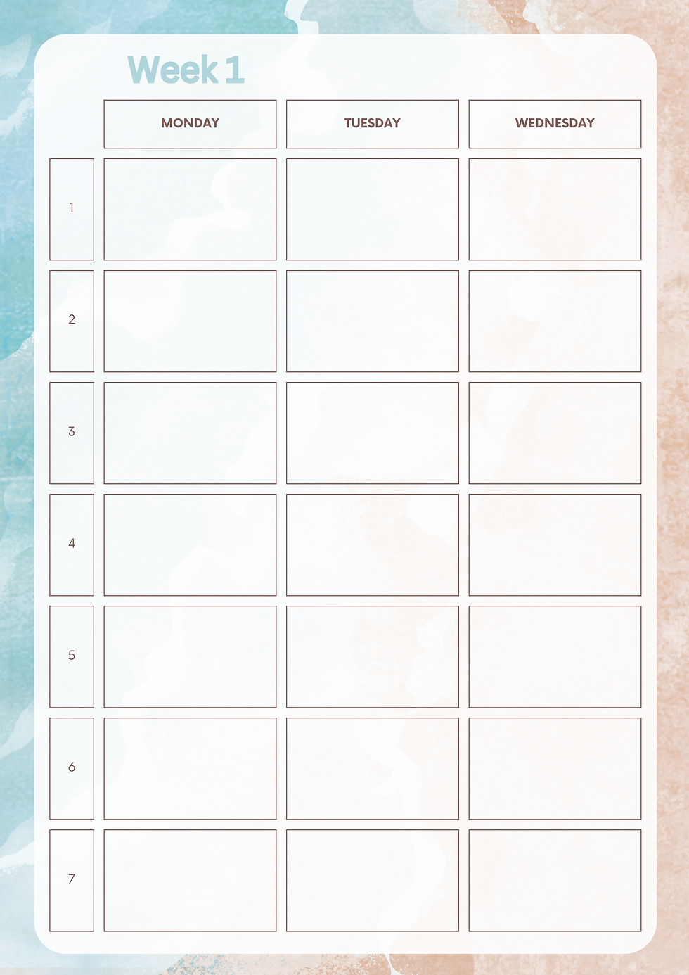 Thumbnail: Teacher Term Planner - Gentle Shores