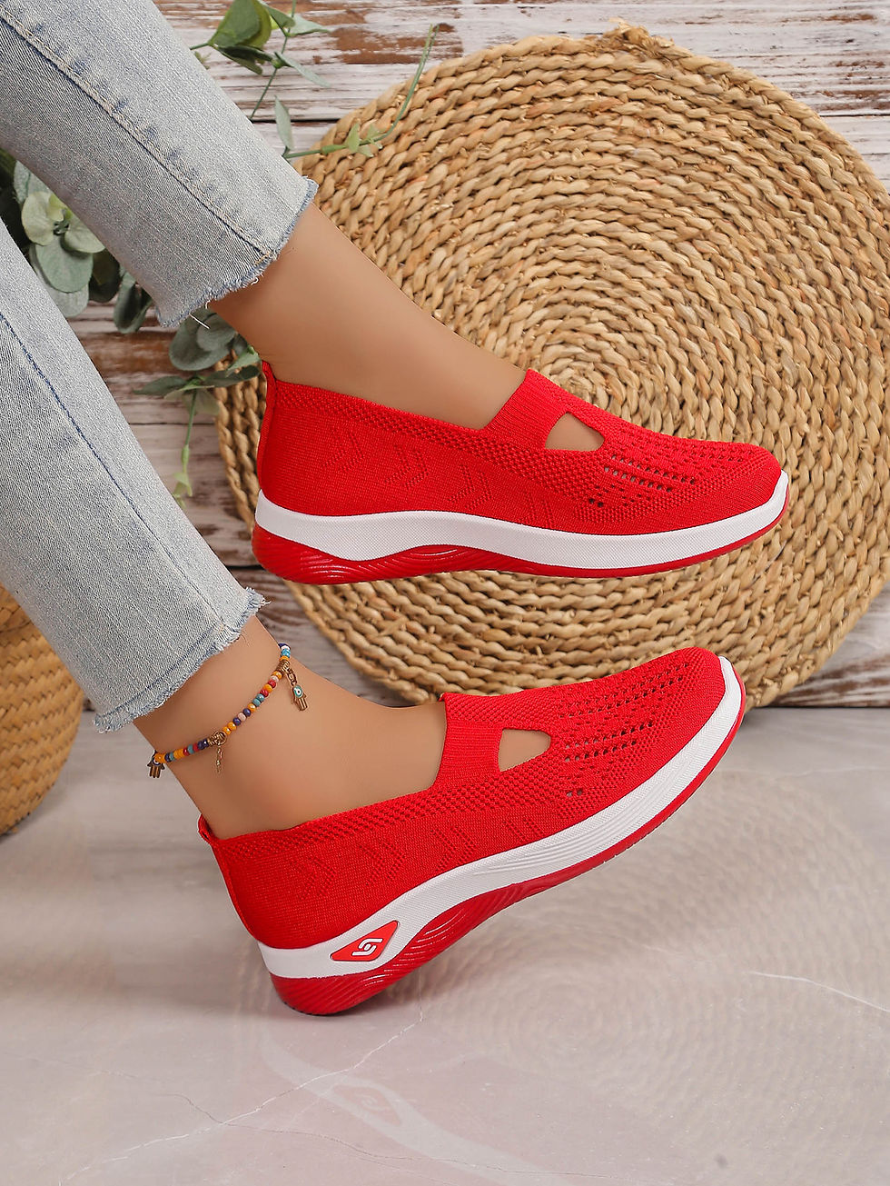 Miniatura: Tênis Feminino Ortopédico Confort Max Slip-on