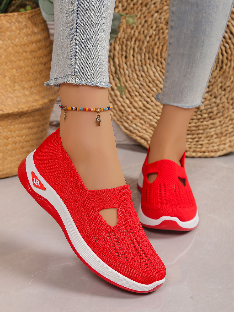Miniatura: Tênis Feminino Ortopédico Confort Max Slip-on
