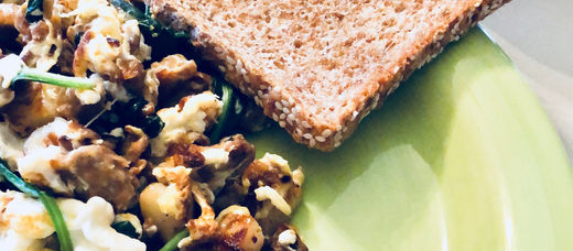 Meatless Veggie Sausage Breakfast