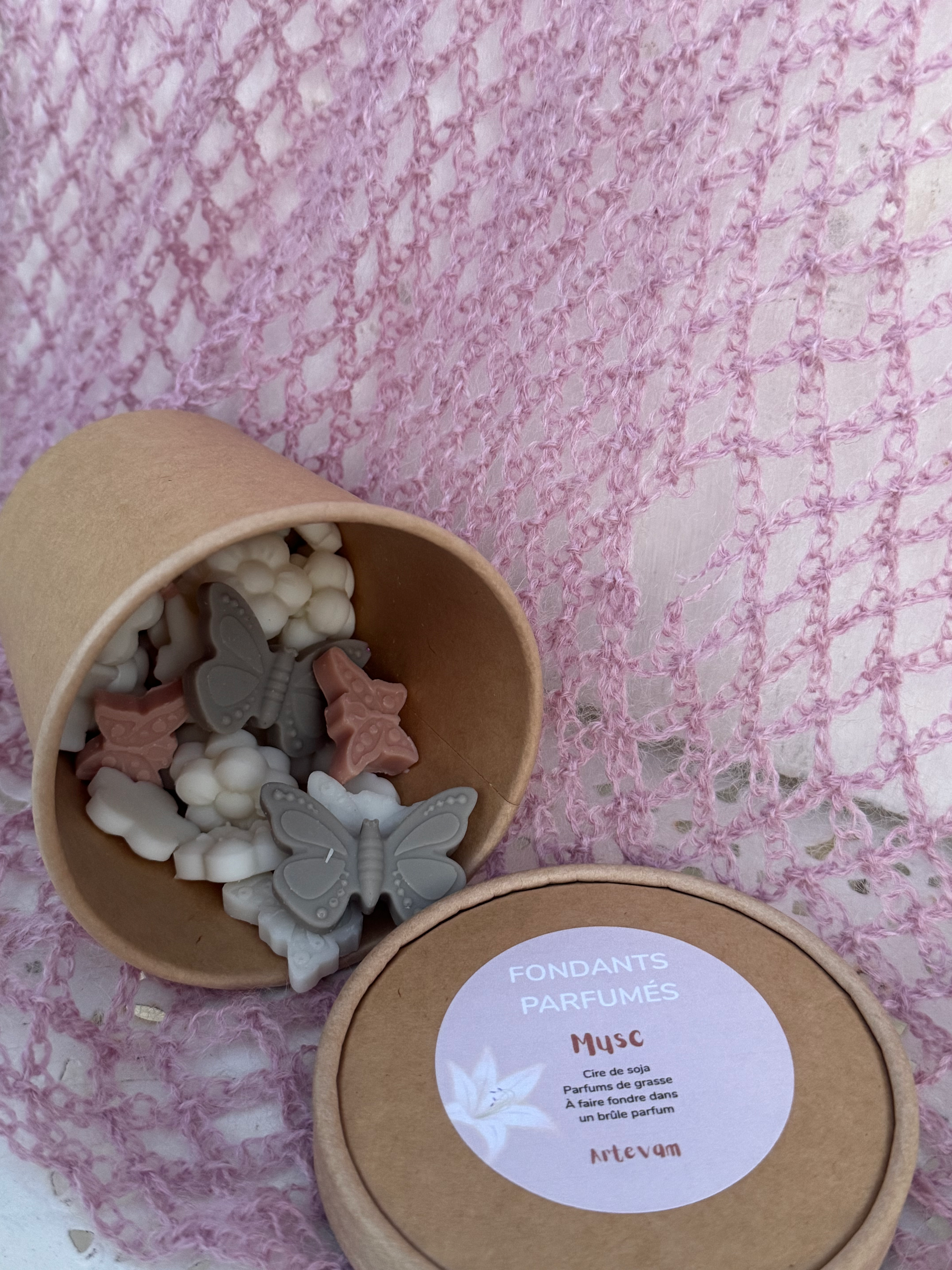 Fondants parfumés musc blanc