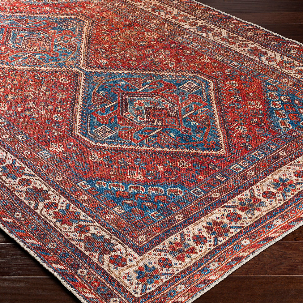 Thumbnail: Livabliss Amelie AML-2332 Orange Machine Woven Rug