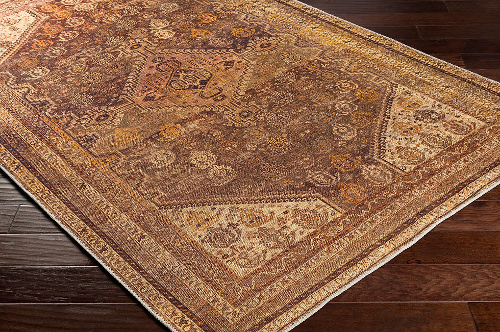 Thumbnail: Livabliss Amelie AML-2333 Brown Machine Woven Rug