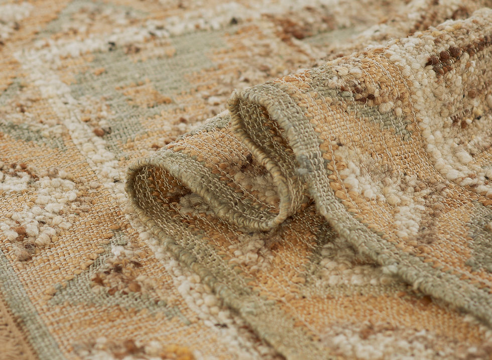 Thumbnail: Momeni Nirvana NIR-2 Blue Hand-Woven Wool Area Rug