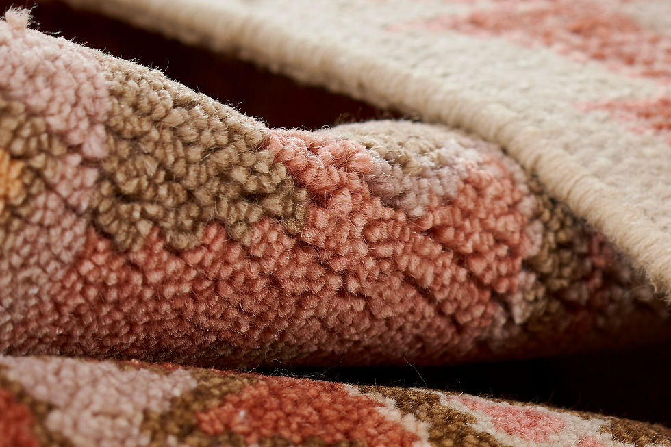 Thumbnail: Momeni Nomad NOM-1 Rust Traditional Hand-Knotted Wool Area Rug