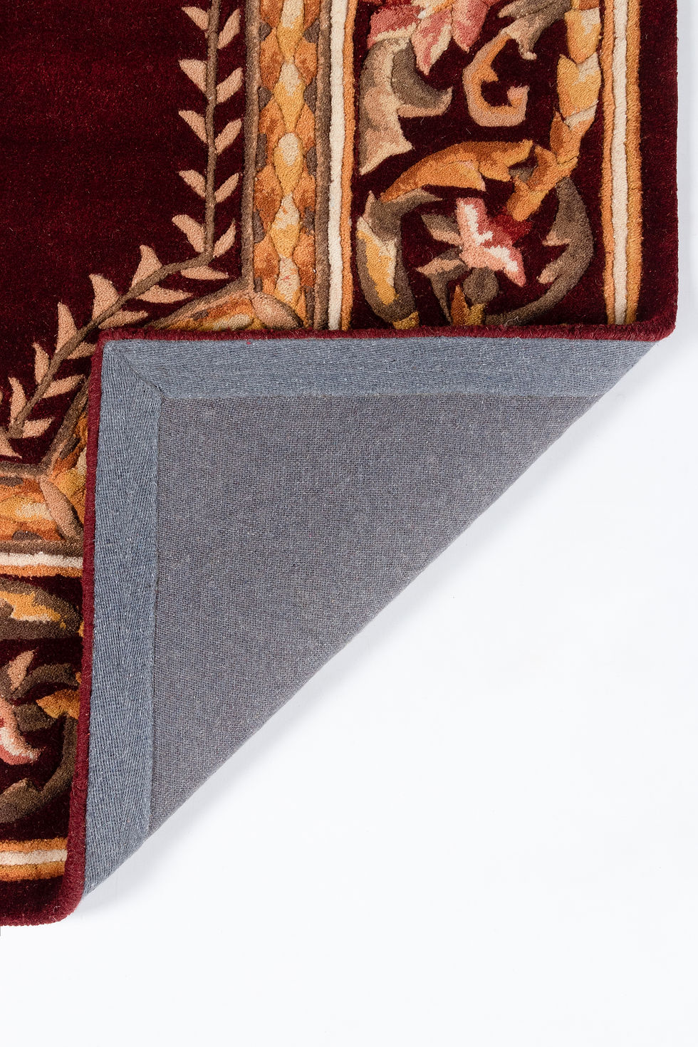 Thumbnail: Momeni Harmony HAI-12 Burgundy Transitional Hand-Tufted Wool Area Rug