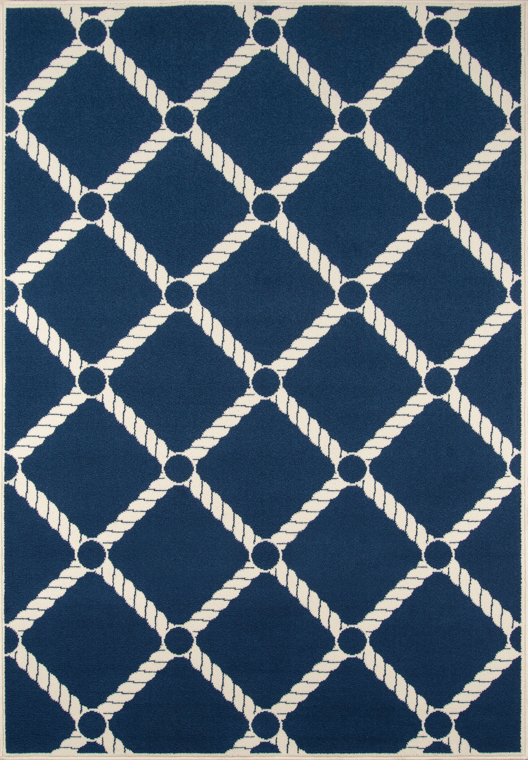 Momeni Baja BAJ15 Navy Indoor/Outdoor