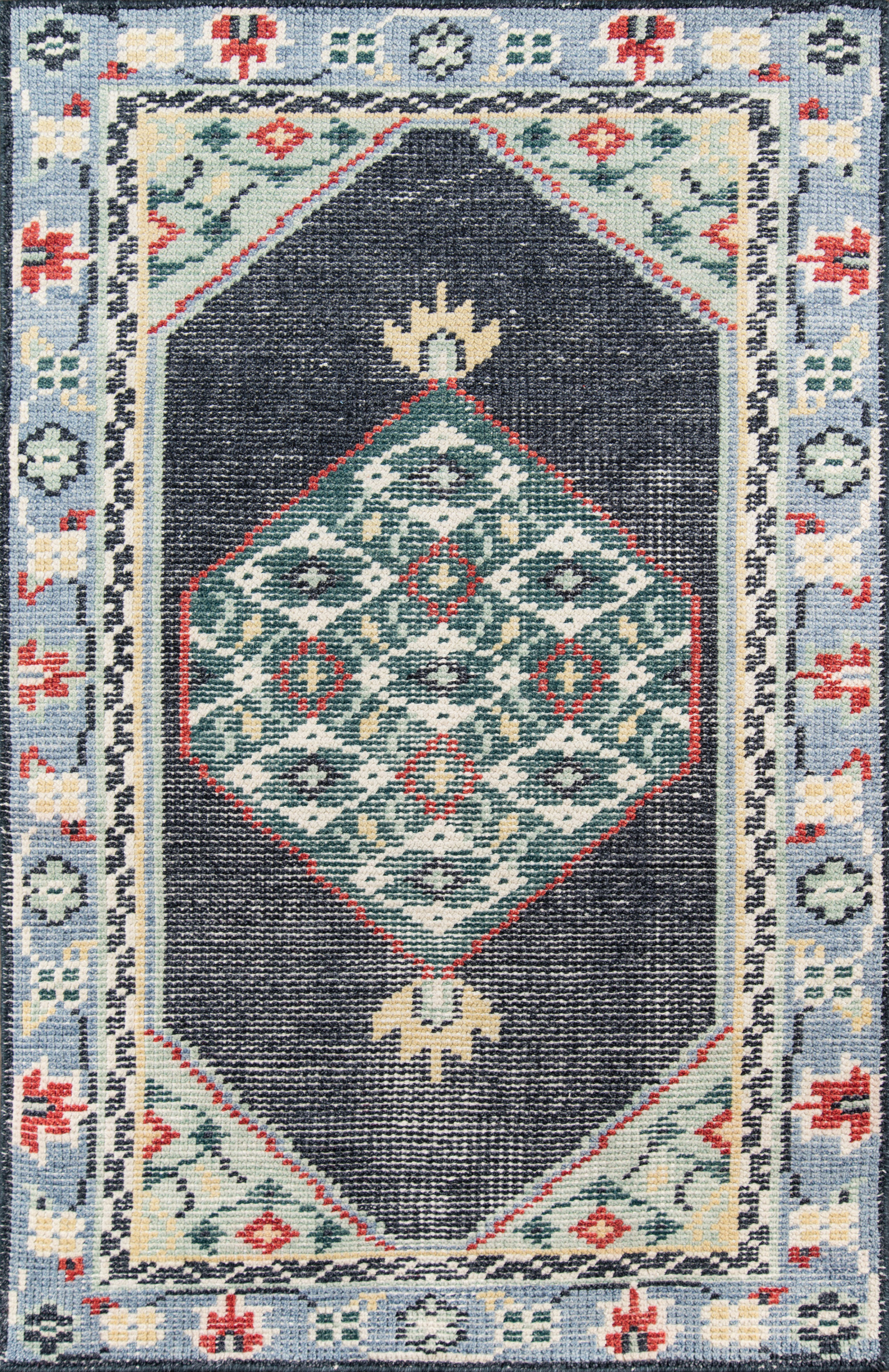 Momeni Ophelia OPH-4 Multi Color Hand-Knotted Wool Blend Traditional Area Rug