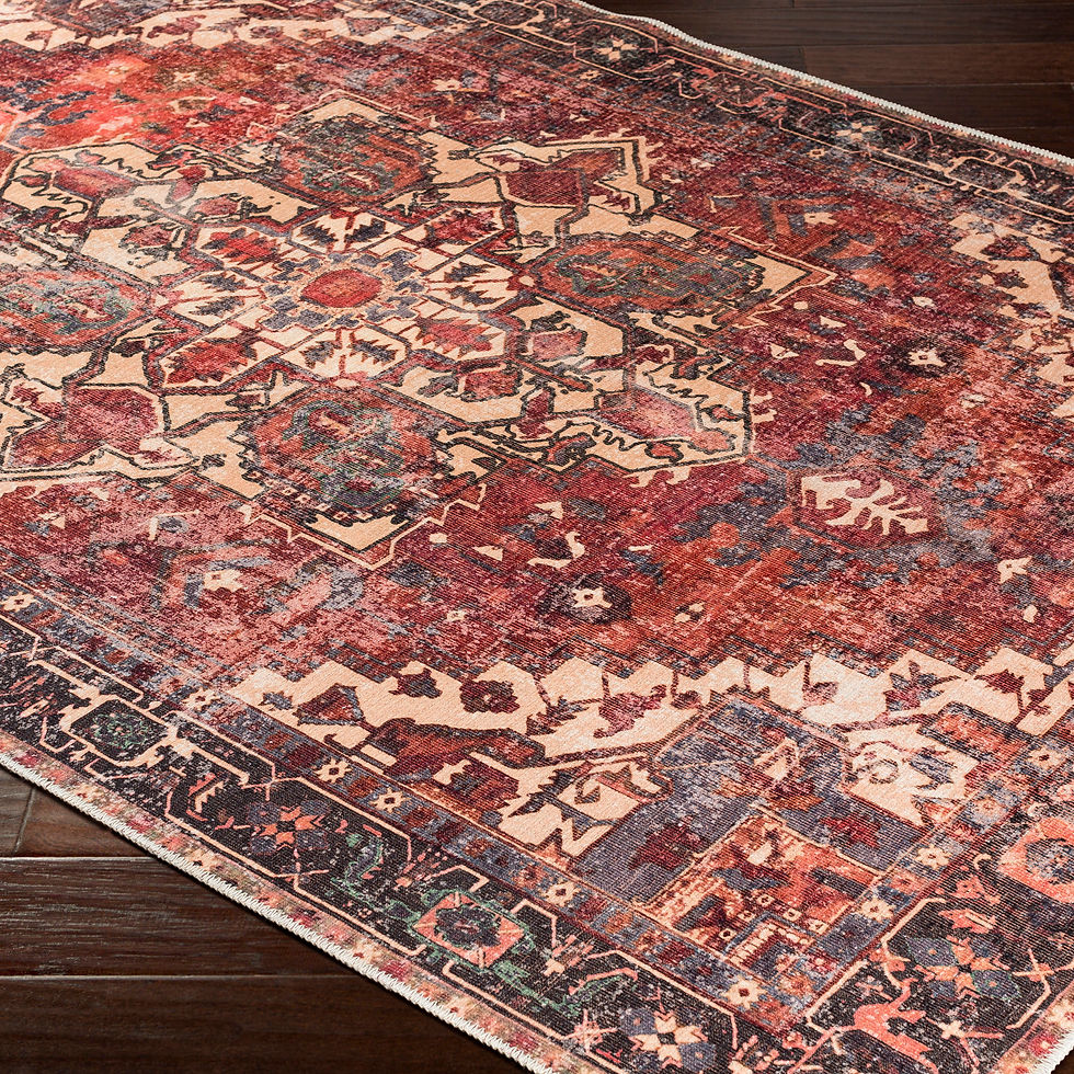 Thumbnail: Livabliss Amelie AML-2308 Brown Machine Woven Rug