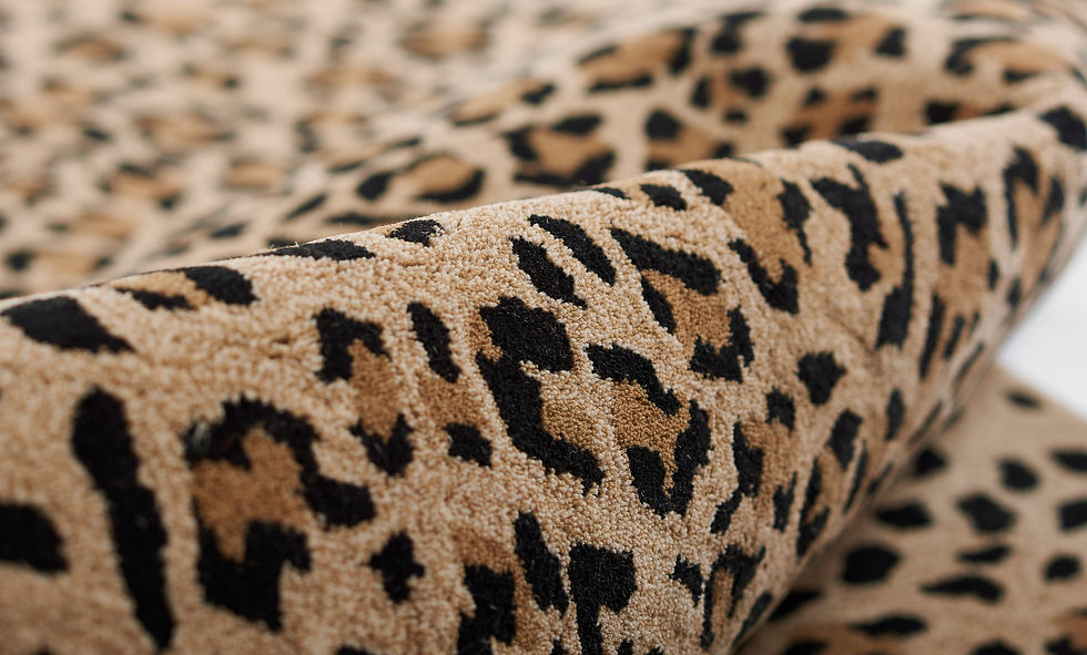 Thumbnail: Erin Gates by Momeni Woodland WOD-2 Beige Leopard Hand-Tufted Area Rug