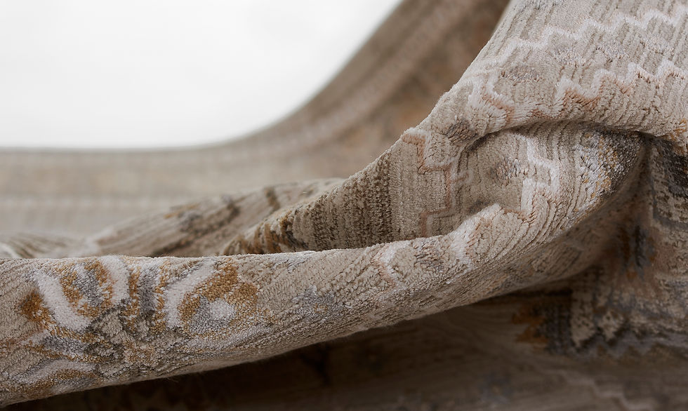 Thumbnail: Momeni Cambridge CMB-3 Grey Polyester-Viscose Blend Traditional Area Rug