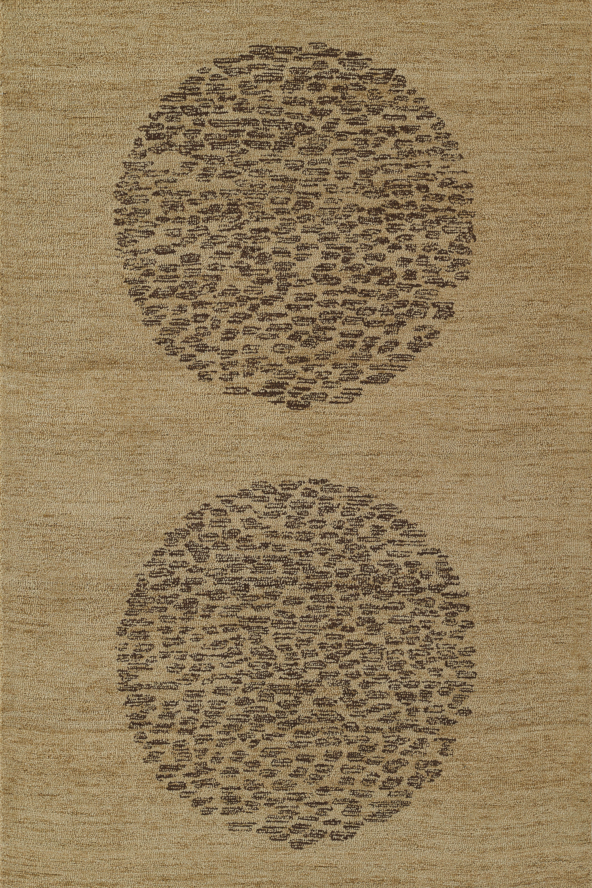 Momeni Teppe TEP-3 Natural Contemporary Hand-Tufted Wool Area Rug