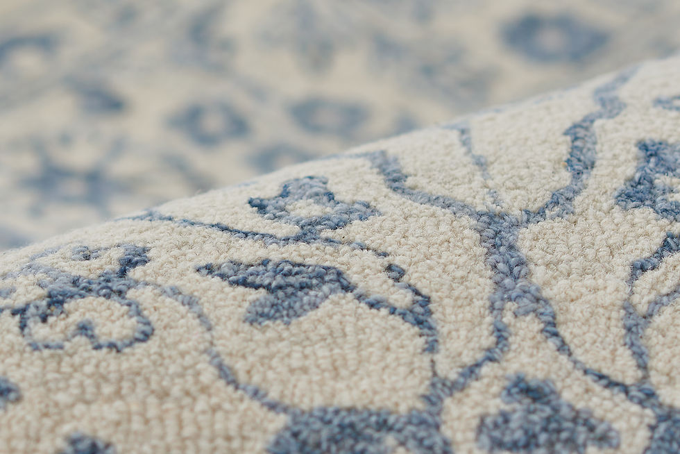 Thumbnail: Momeni Leiden LEI-5 Ivory Transitional Hand-Tufted Wool Area Rug