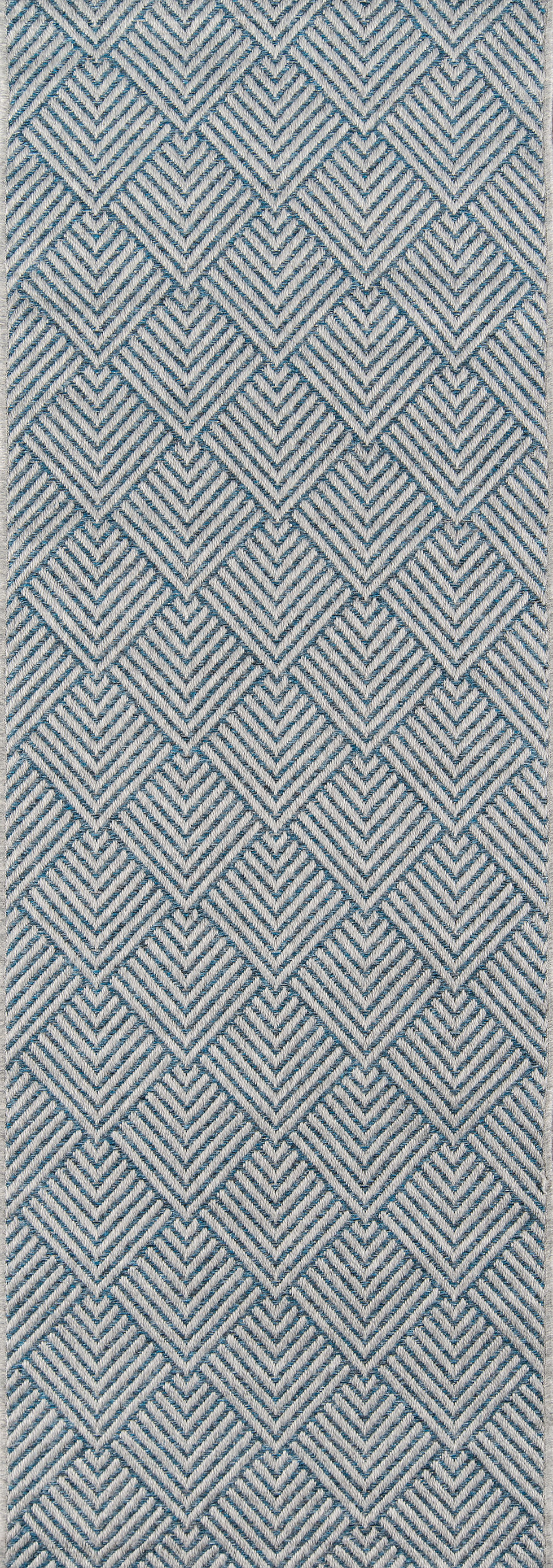 Thumbnail: Momeni Como COM-3 Blue Indoor/Outdoor Contemporary-Geometric Area Rug