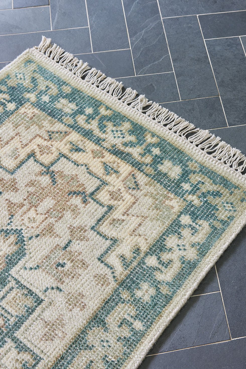 Thumbnail: Erin Gates Concord CRD-5 Green Hand-Knotted Wool Blend Rug by Momeni