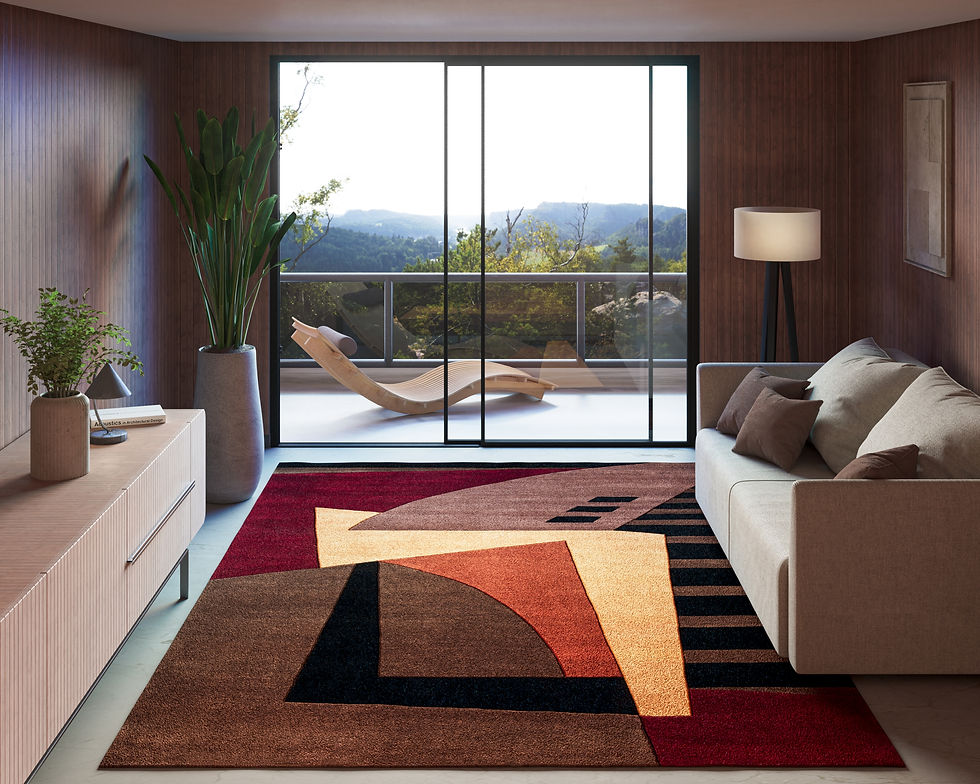 Thumbnail: Momeni New Wave NW-22 Pomegranate Area Rug