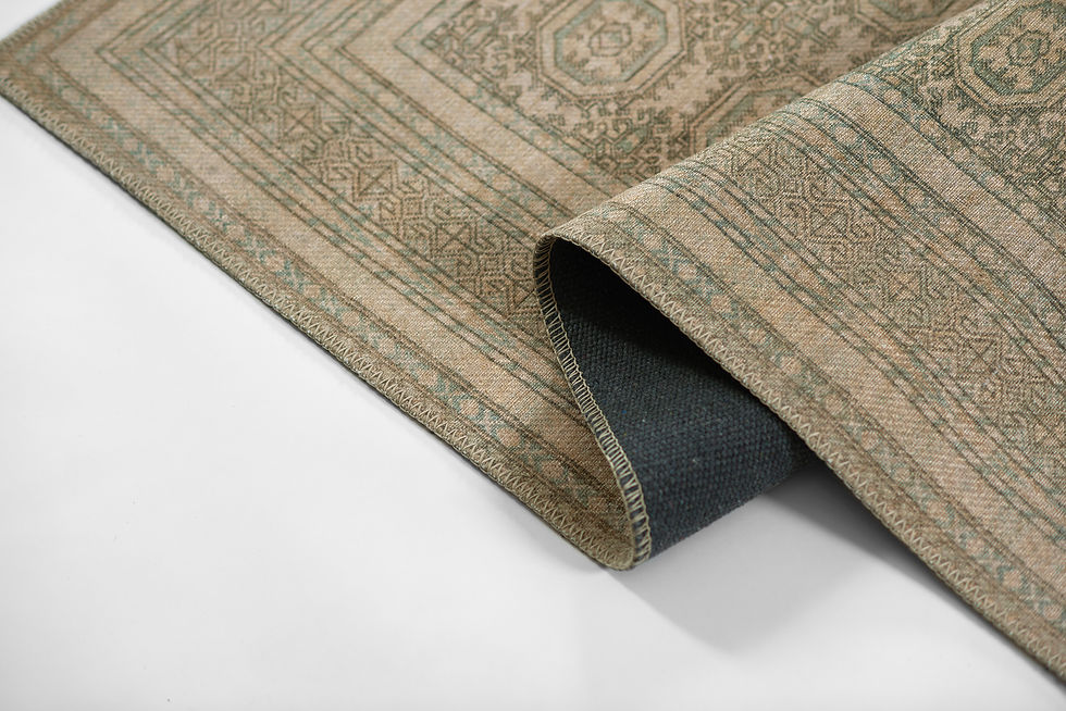 Thumbnail: Erin Gates Dorset DOR-1 Green Warren Area Rug by Momeni