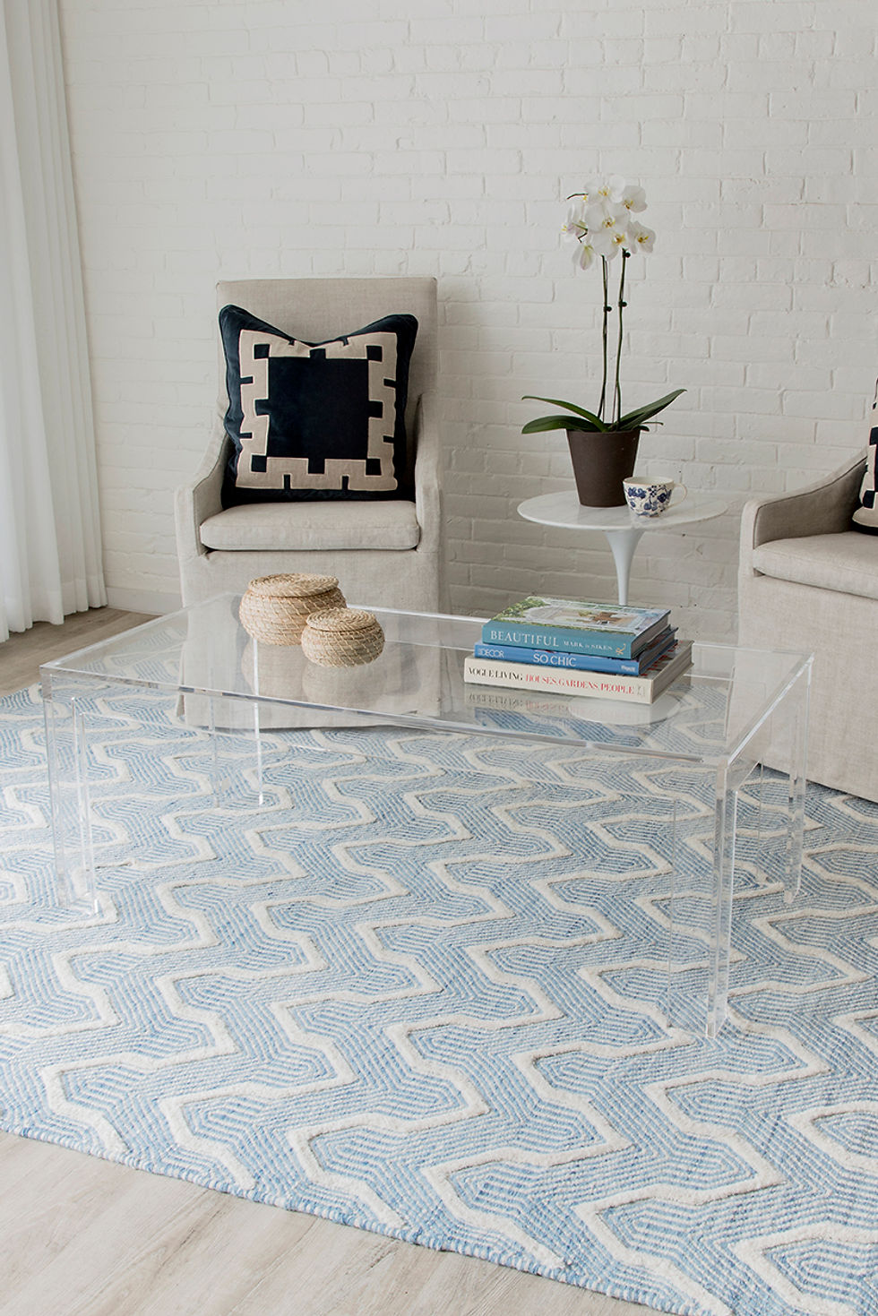 Erin Gates Langdon LGD-1 Blue Prince Area Rug by Momeni