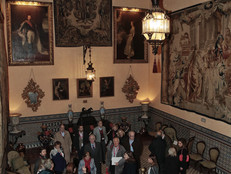 Visita a Las Dueñas durante la Cumbre Hispano-Británica