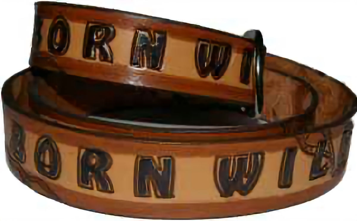 Born Wild Hand Painted Belt