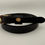 Thumbnail: Black Ladies Real Leather Belt 3/4" or 20mm Fleur De Lis & Gold & Silver Buckle