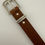 Thumbnail: Wave Pattern Buckle Set with Real Leather Belt 1 1.4'' Inch or 30mm
