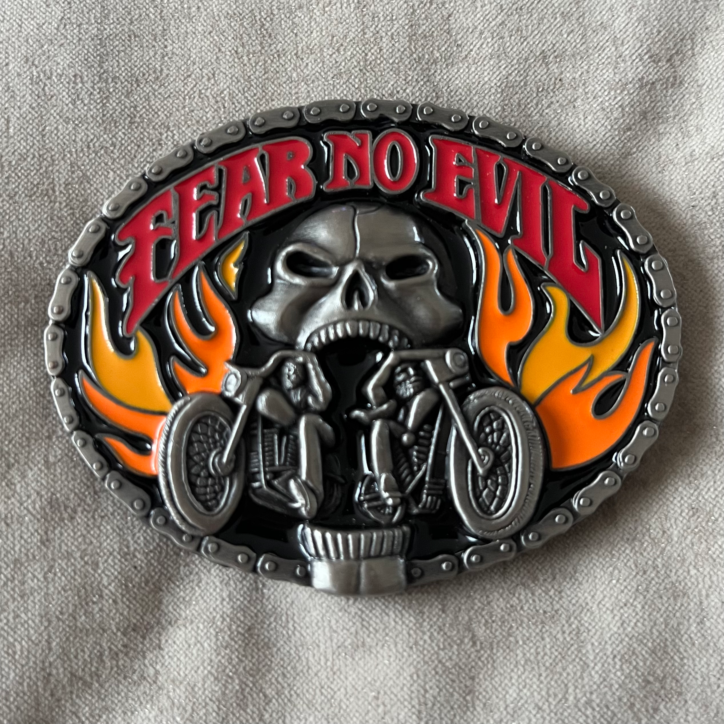 Fear No Evil Buckle
